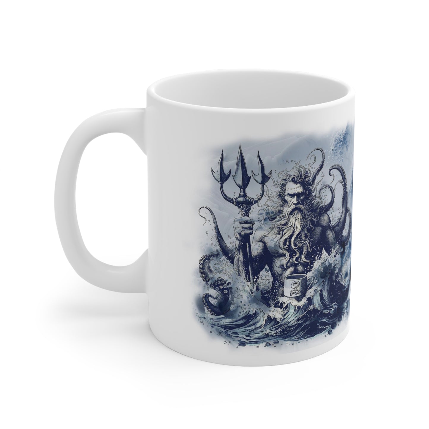 King Neptune Cup: Mean Cupa Joe Ceramic Mug 11oz