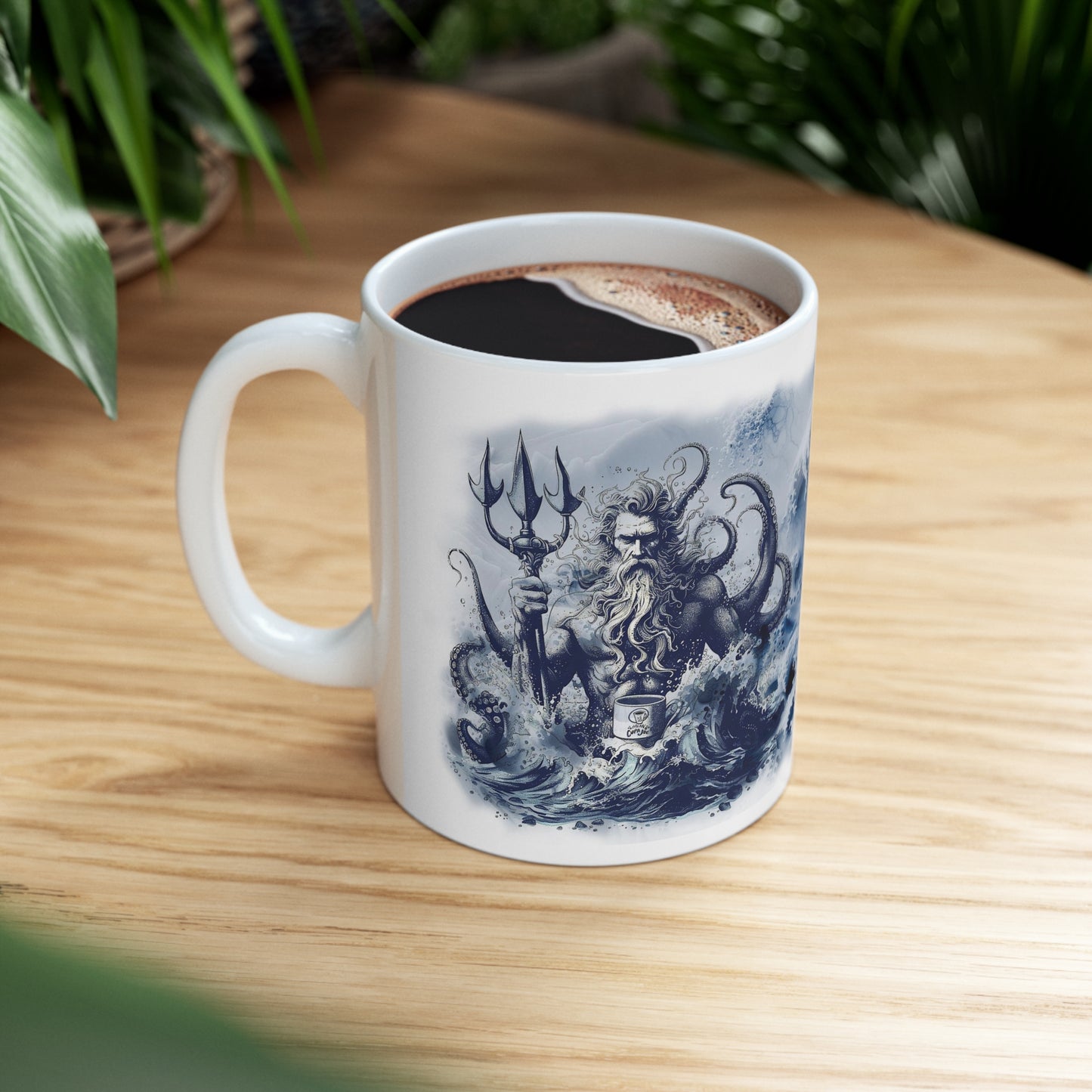 King Neptune Cup: Mean Cupa Joe Ceramic Mug 11oz