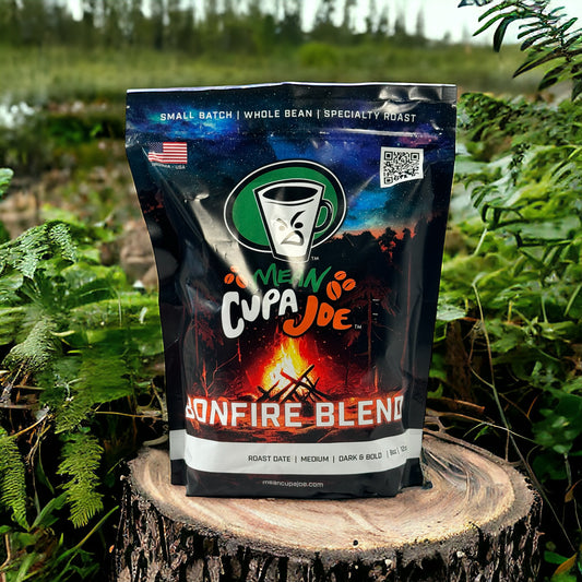 16oz Mean Cupa Joe Bonfire: 100% Arabica Medium-Dark Roast