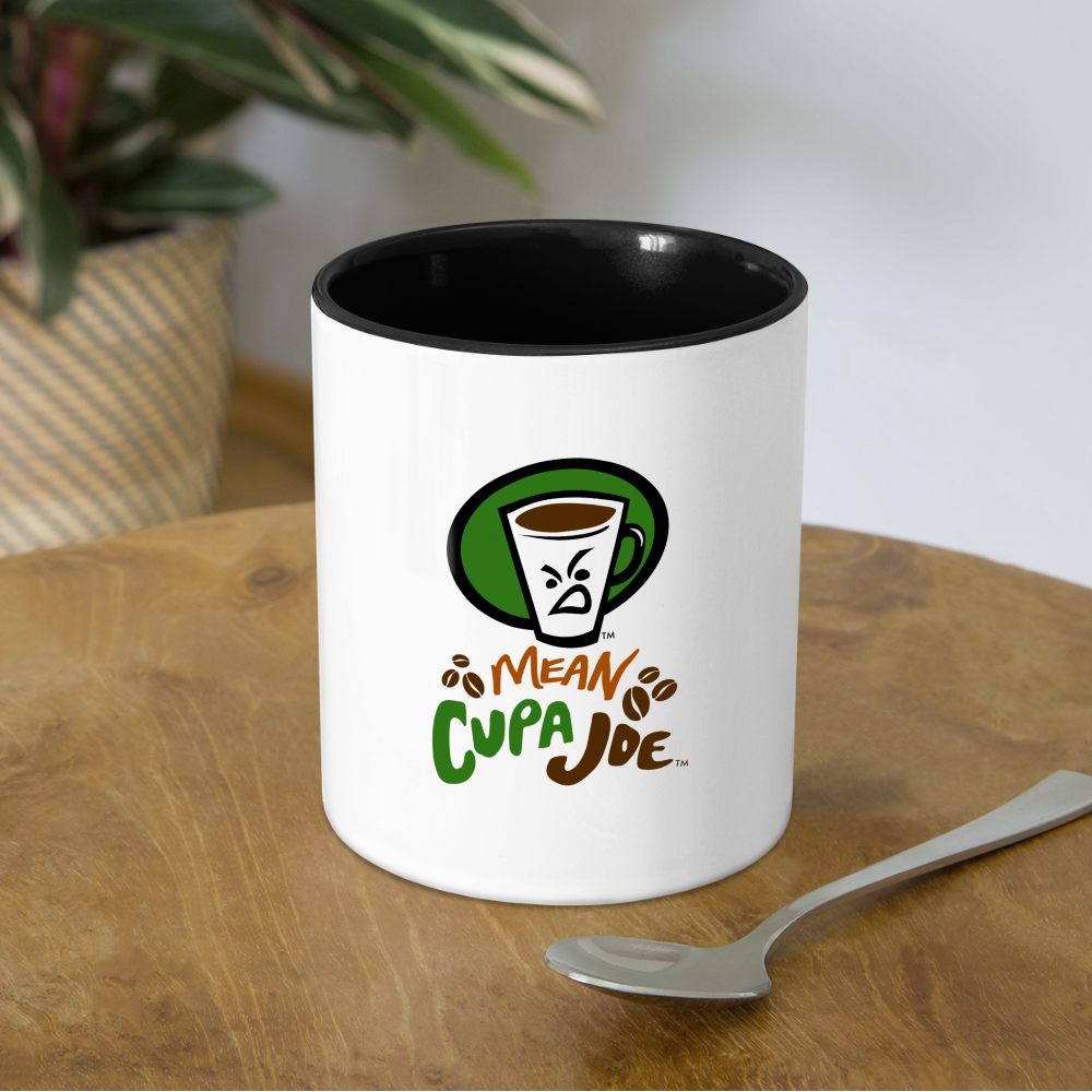 Mean Cupa Joe Coffee Mug - white/black