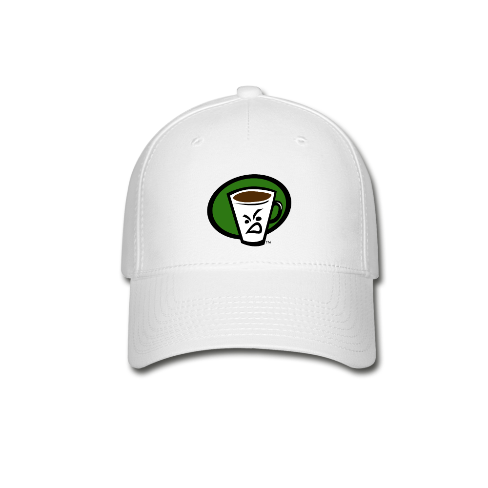 Mean Cupa Joe Ball Cap - white