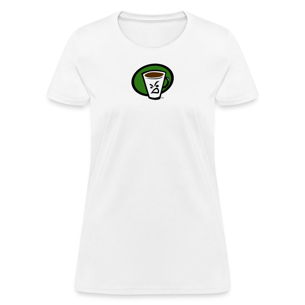 Mean Cup Joe Women's T-Shirt - white