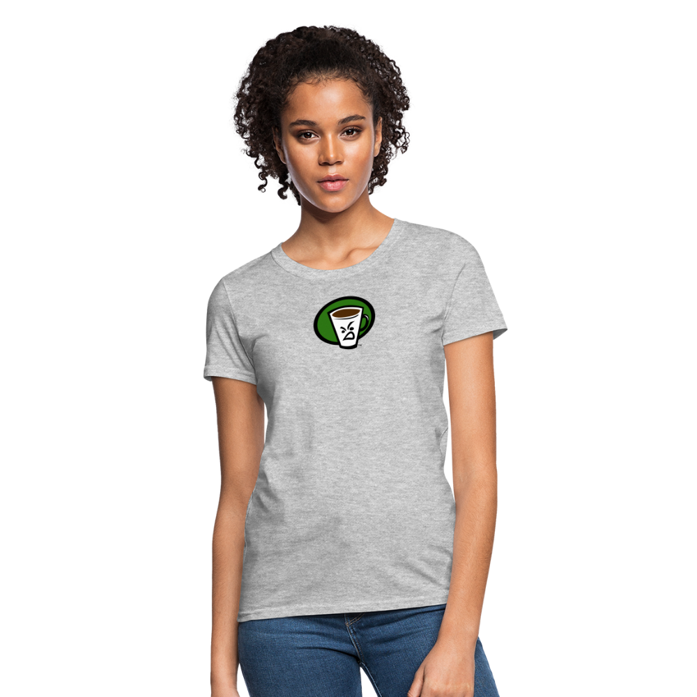 Mean Cup Joe Women's T-Shirt - heather gray