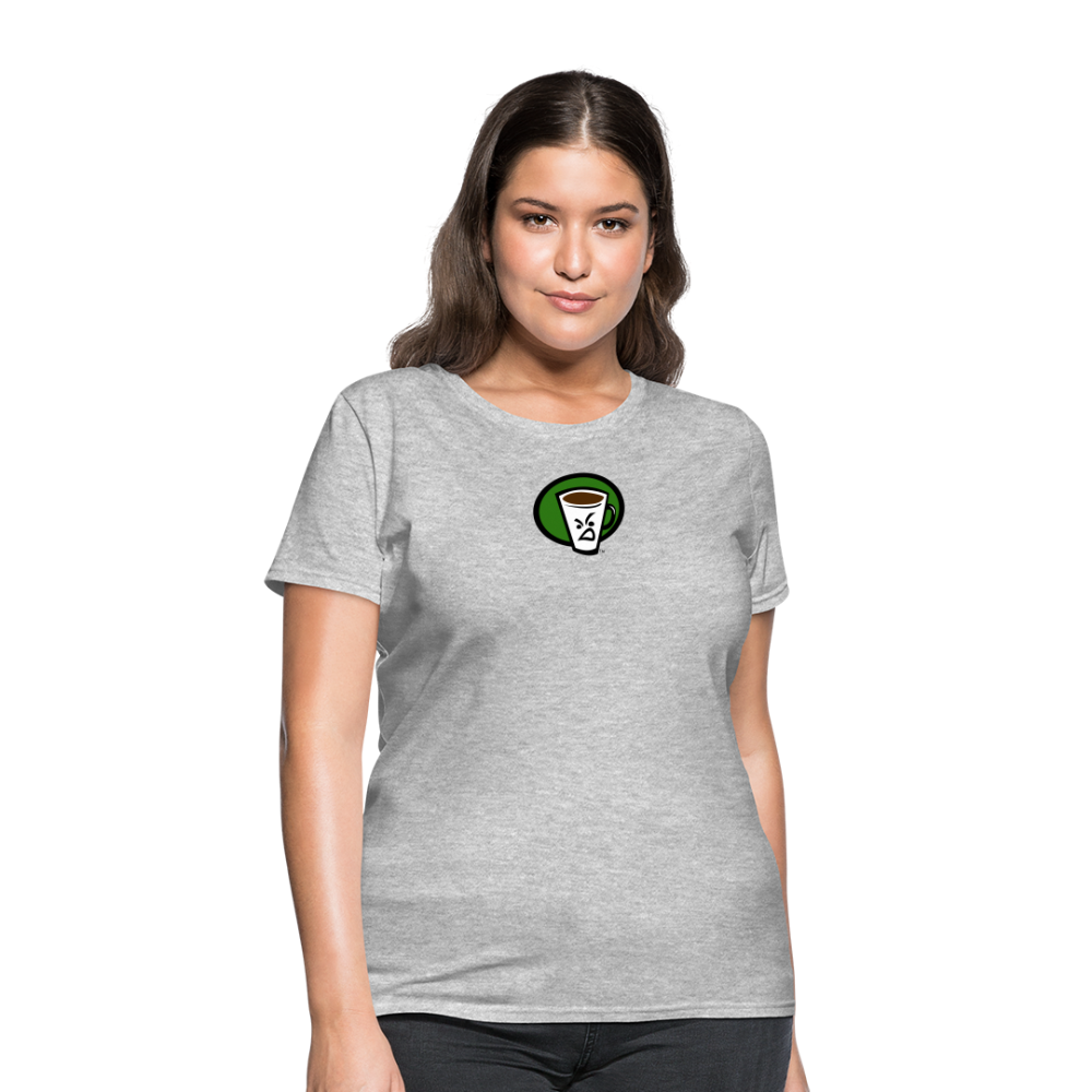 Mean Cup Joe Women's T-Shirt - heather gray