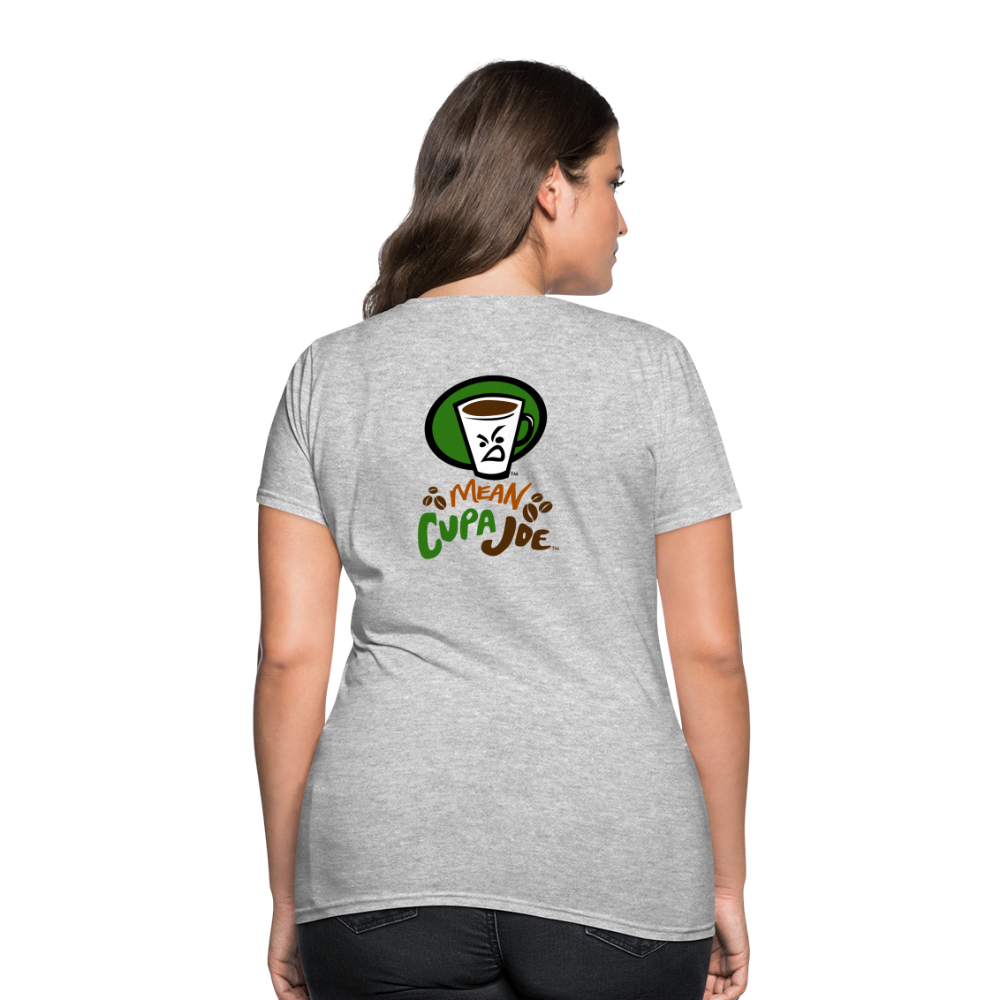 Mean Cup Joe Women's T-Shirt - heather gray