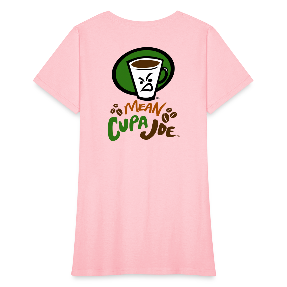 Mean Cup Joe Women's T-Shirt - pink