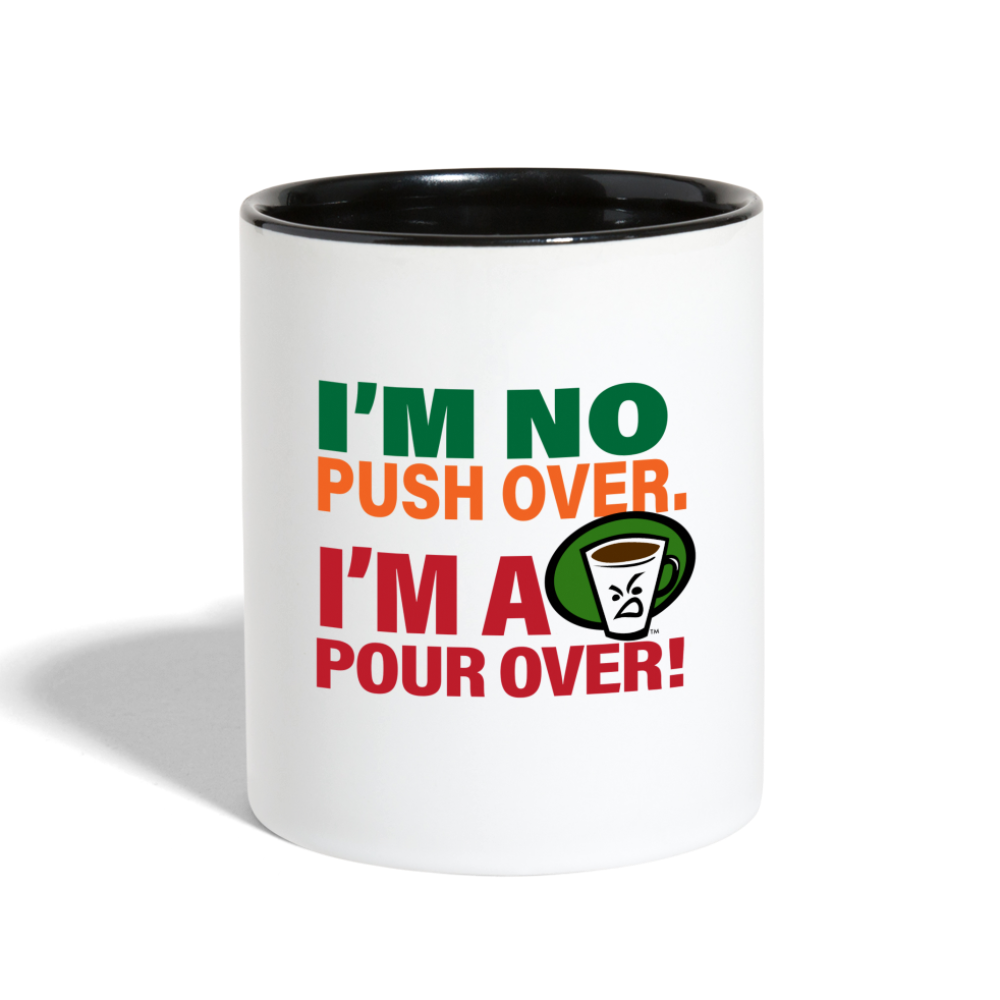 MCJ PUSH OVER MUG - white/black