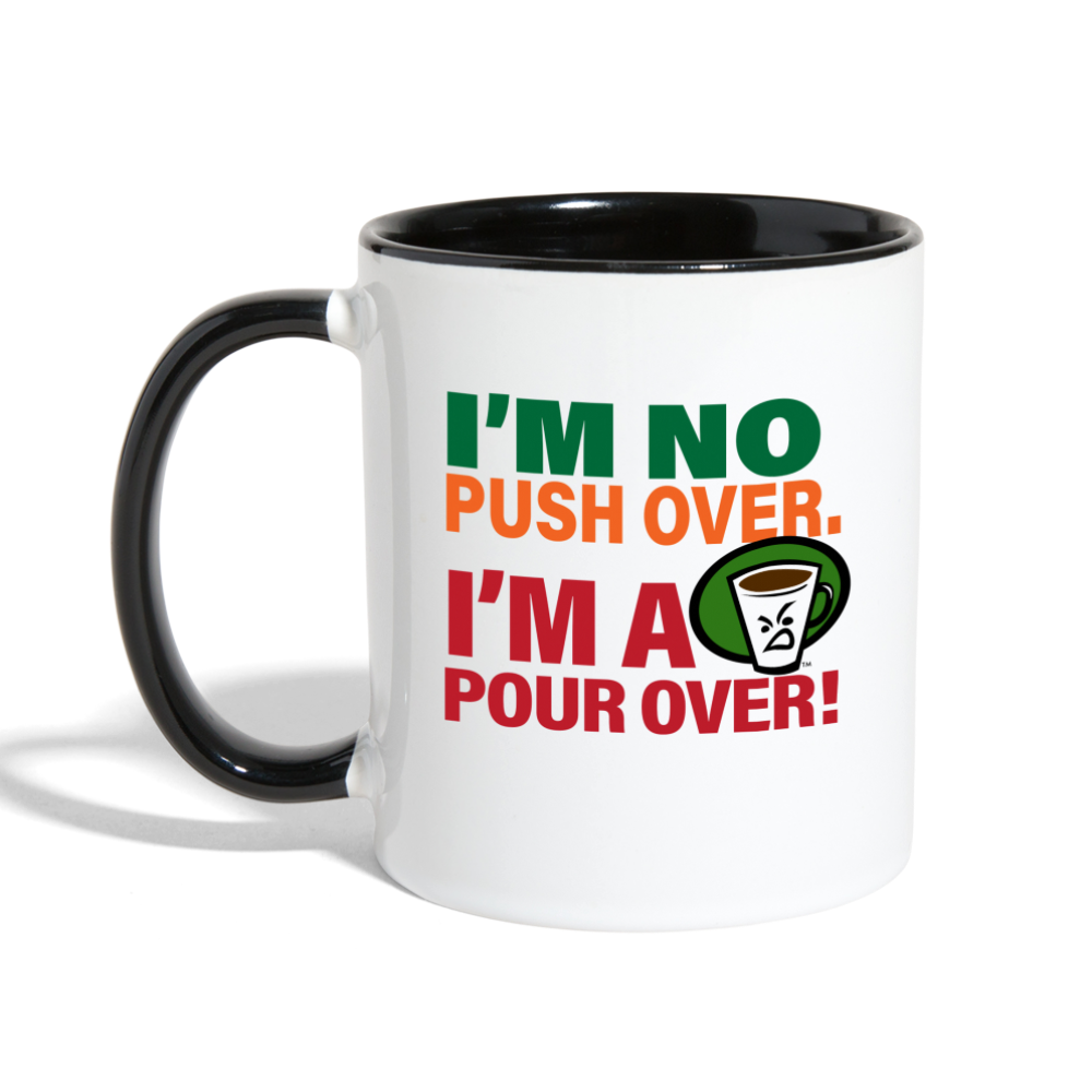 MCJ PUSH OVER MUG - white/black